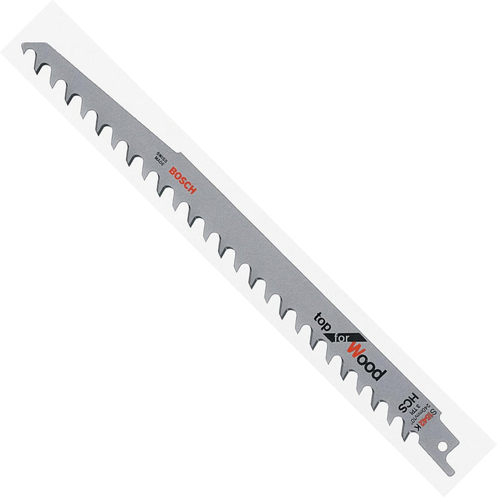 Bosch Professional 5 Stück Säbelsägeblatt S 1542 K Top for Wood (für Holz, 240 x 19 x 1,5 mm, Zubehö