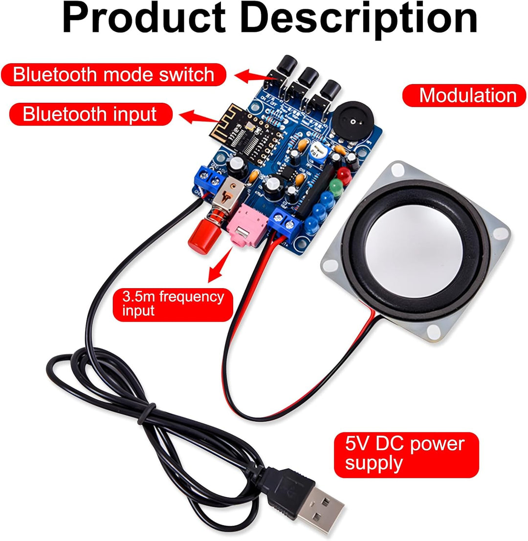 Heemol Mini Audio-Verstärker Production löt Bausatz Kit DIY Small Speaker Parts Small Power Amplifie