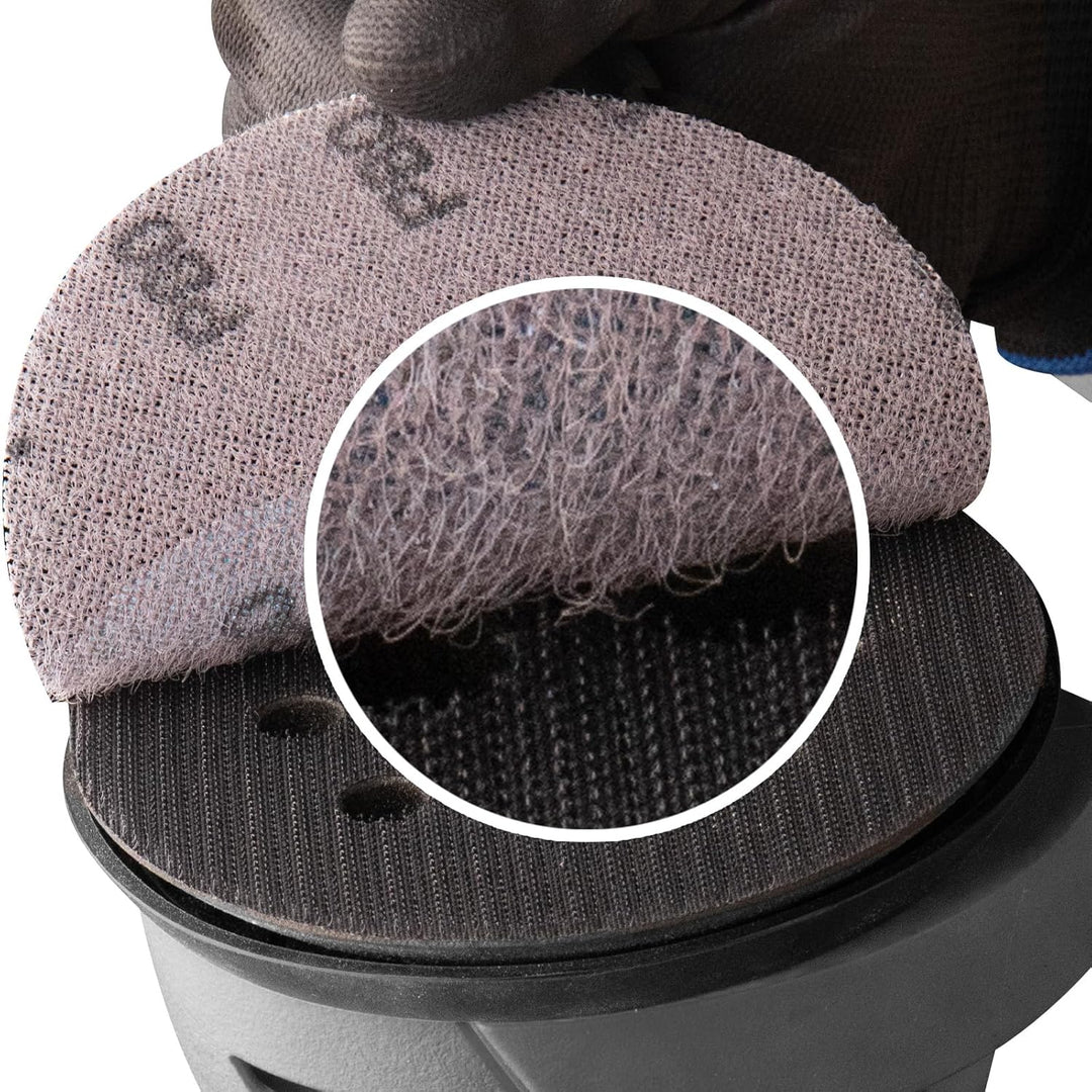 Schleifgitter 125mm Klett 120 Körnung Schleifpapier Rund Netz Blaues Keramik Netzschleifpapier 40 St