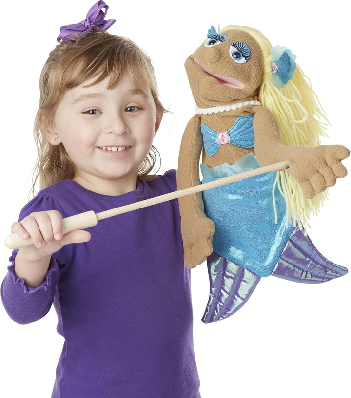 Melissa & Doug Meerjungfrau-Handpuppe | Puppen & Theater | Alter + 2 Jahre | Geschenk für Jungen ode