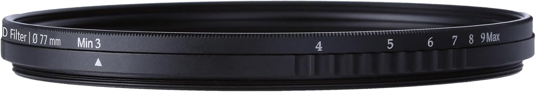 Rollei Variabler F:X Pro ND8 bis ND512 Rundfilter, aus Gorilla ® Glas mit 3-9 Blendenstufen Verdunke