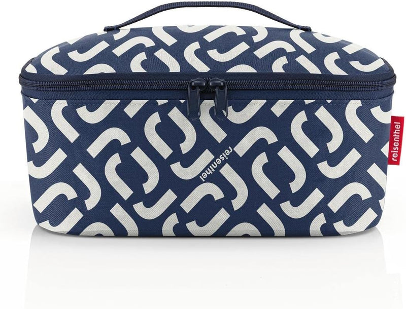 reisenthel coolerbag M Pocket in Signature Navy – Kühltasche aus recycelten PET-Flaschen – Ideal für