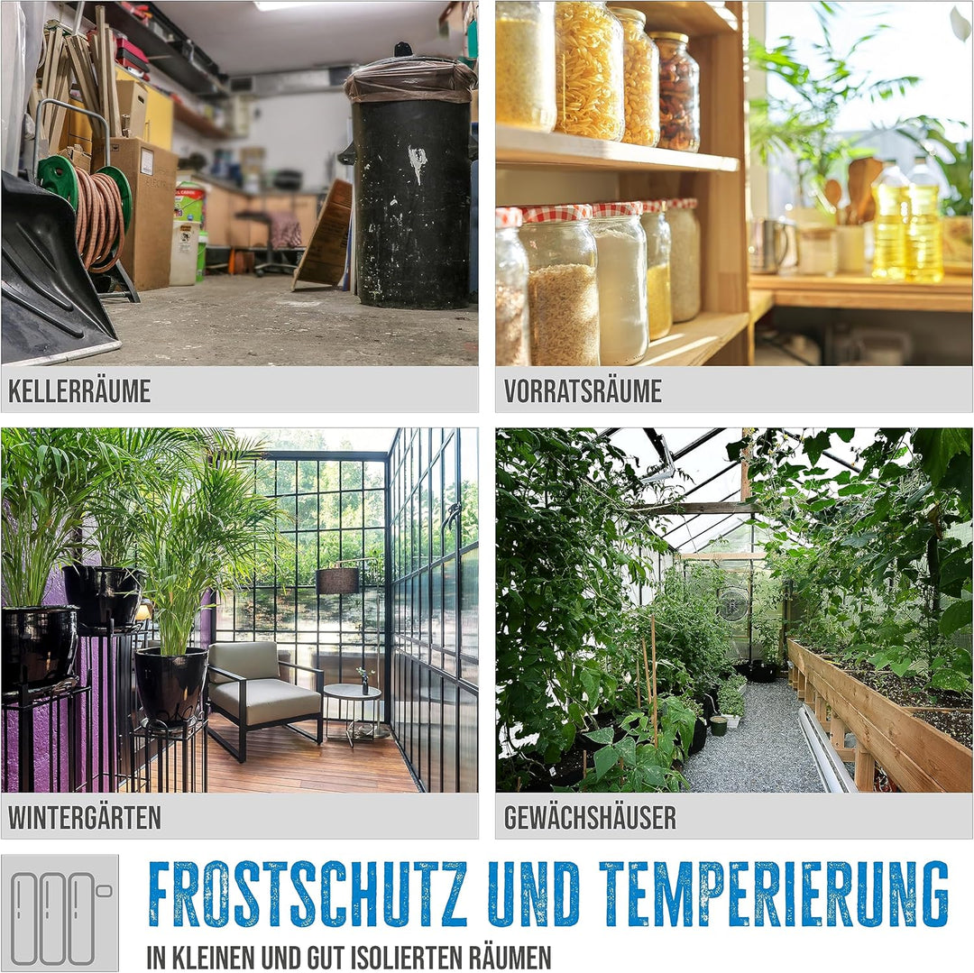 Güde Frostwächter GFW 520 (450-520 W Heizleistung, 10 m³ max. Raumheizvermögen, stufenlos regulierba