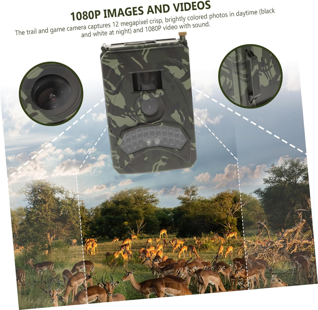 Supvox Pr-100 Jagdkamera Wildkamera 1080p 12mp Ip56 Mit 940nm Infrarot Nachtsicht Pir Bewegungsmelde