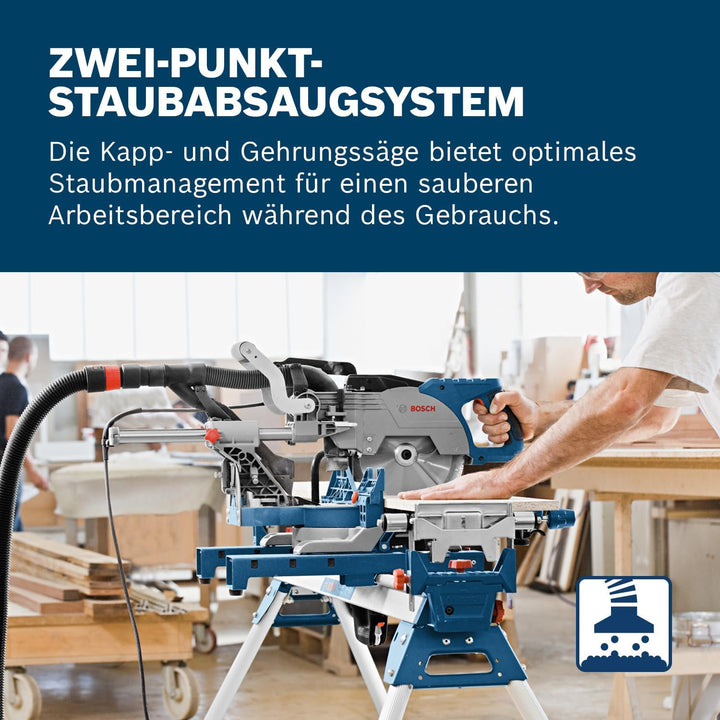 Bosch Professional Kappsäge GCM 8 SJL (1600 Watt, Sägeblatt-Ø: 216 mm, im Karton) +Sägeblatt Holz GC