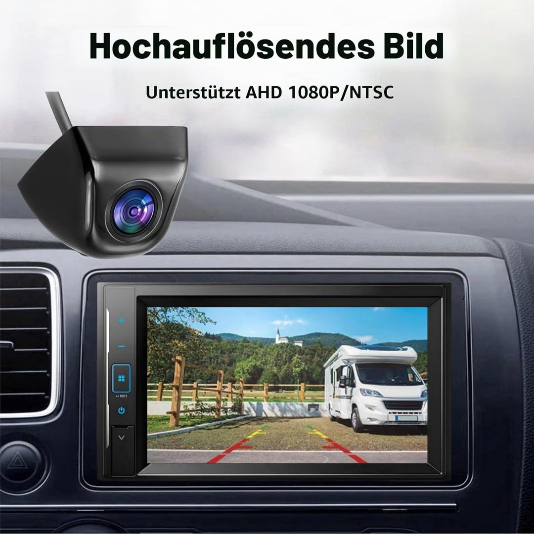 HD1080P/NTSC Front/Seiten/Rückkamera für Auto, IP68 wasserdichte Rückfahrkamera mit Klarer Nachtsich