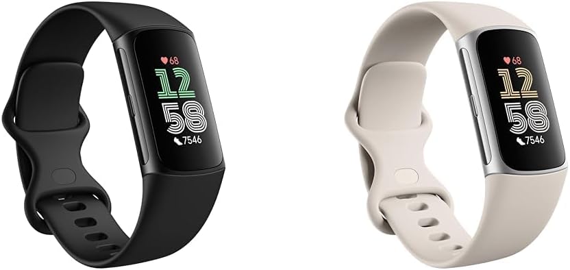 Fitbit by Google Charge 6 Aktivitätstracker enthält EIN 6 monatige Premium Mitgliedschaft & by Googl