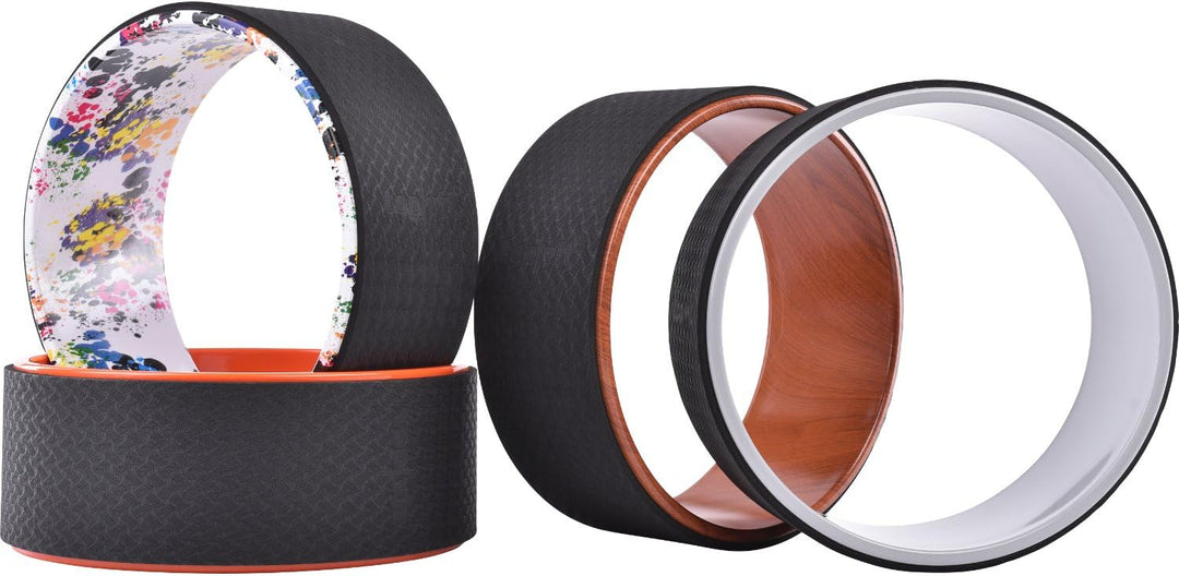 Yoga Wheel - yoga.wheel zur Verbesserung der Beweglichkeit und der Flexibilität Multicolored, Multic
