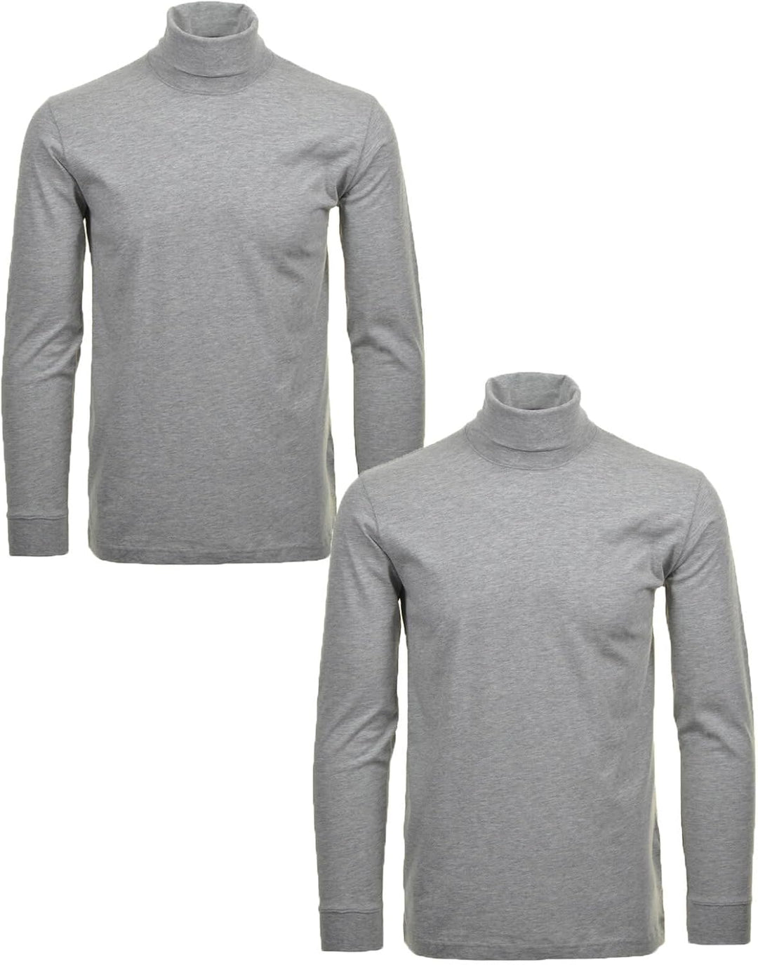 RAGMAN Herren Unterzieh Rolli 2er Pack, XXL Grau-melange-012