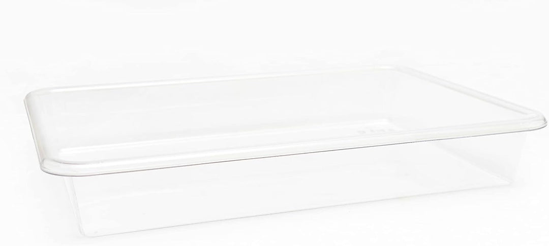 Montessori-Entdeckungswanne Transparent A2 | Aus PET-Kristall, Sicher &amp; Stabil | Für Wasser, Sand, F