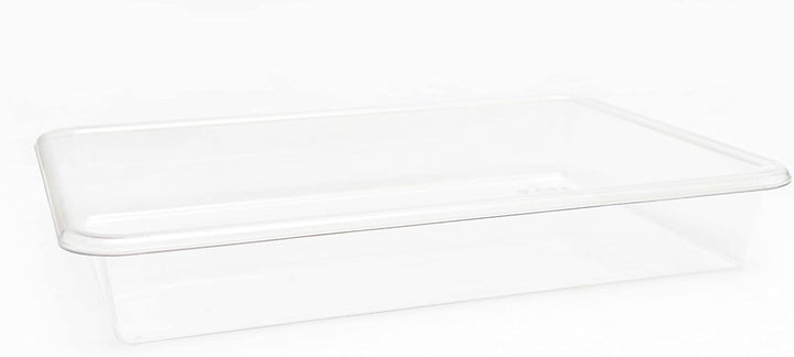 Montessori-Entdeckungswanne Transparent A2 | Aus PET-Kristall, Sicher &amp; Stabil | Für Wasser, Sand, F