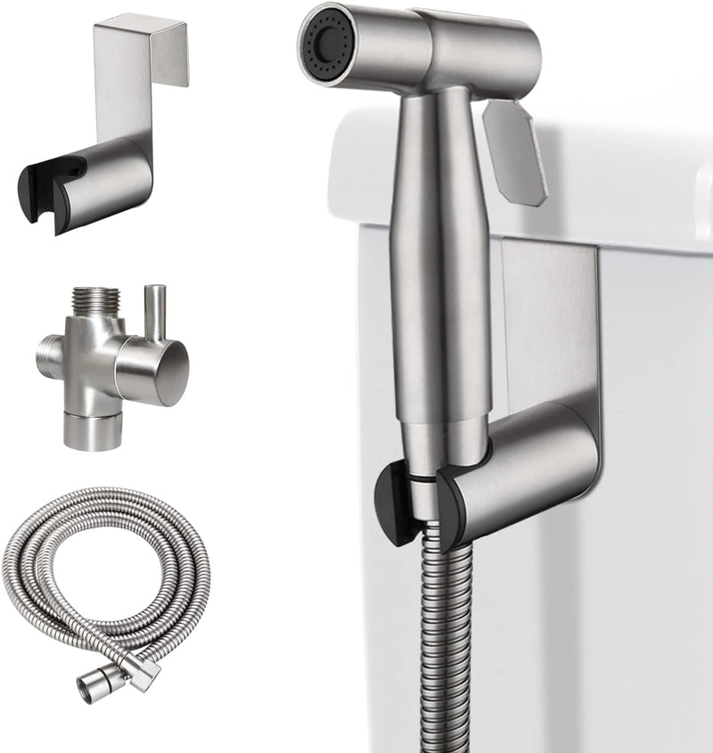 [LOSCHEN] Bidet Wandspray-Kit für Toilette,Hand Sprayer WC Befestigung Edelstahl für Haustier Bad/pe