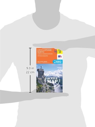 Loch Lomond North, Tyndrum, Crianlarich & Arrochar (OS Explorer Map Active), Karte