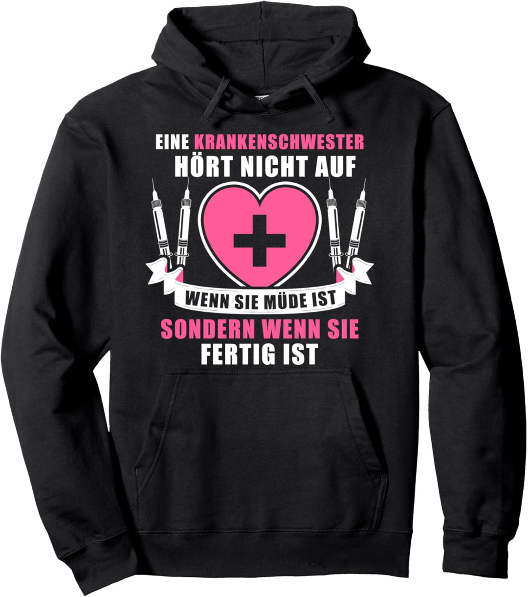 Krankenschwester Krankenpflegerin Pflegepersonal Pullover Hoodie
