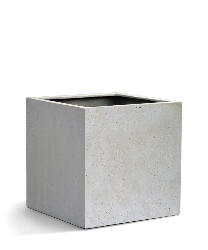 ESCHBACH® Pflanzkübel Cube 30 Creme Weiss Quadratisch * 30 x 30 x 30 cm * 10 Jahre Garantie 30x30x30