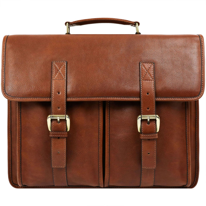 Time Resistance Leder Aktentasche Handgefertigte Umhängetasche Laptop Tasche für bis zu 15 Zoll Lapt