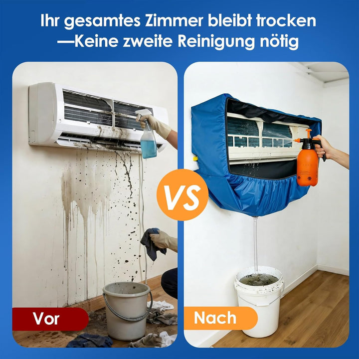 Klimaanlagen-Wartungsset (Dunkelblau, Typ E 51 bis 85 cm) Dunkelblau Typ E 51 bis 85 cm, Dunkelblau