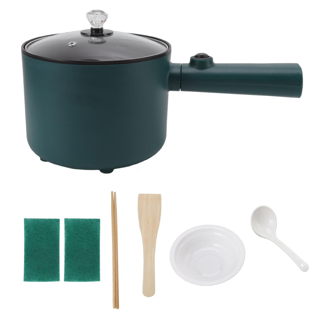 Elektrischer Kochtopf 1.8L Nonstick Food Grade 2 Temperaturmodus 6 Funktion Elektroherd mit Langem G