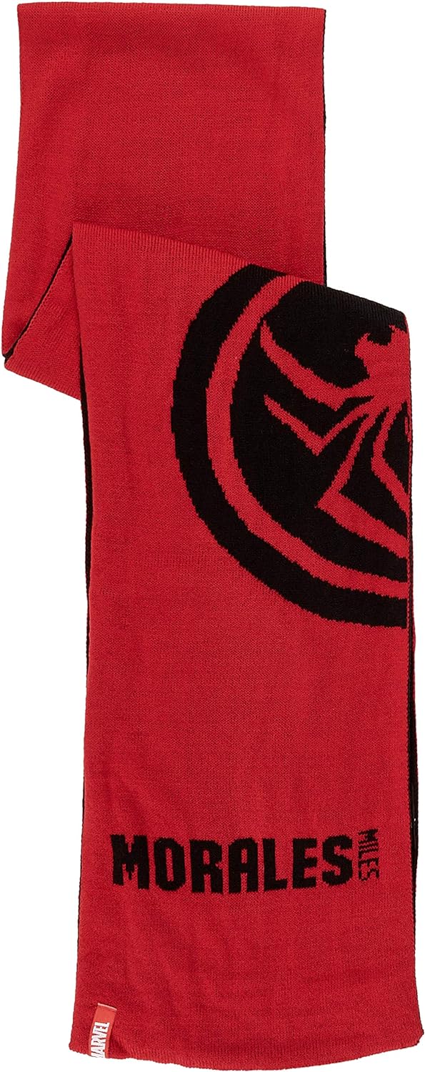 Marvel Unisex Comics Spider-Man Miles Morales Bobble Beanie & Scarf Gift Mütze, Schal & Handschuh-Se