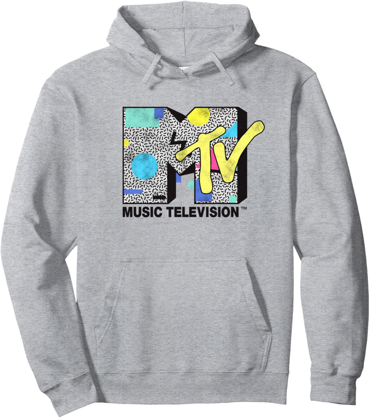 MTV 90s Style Pop Art Logo V1 Pullover Hoodie