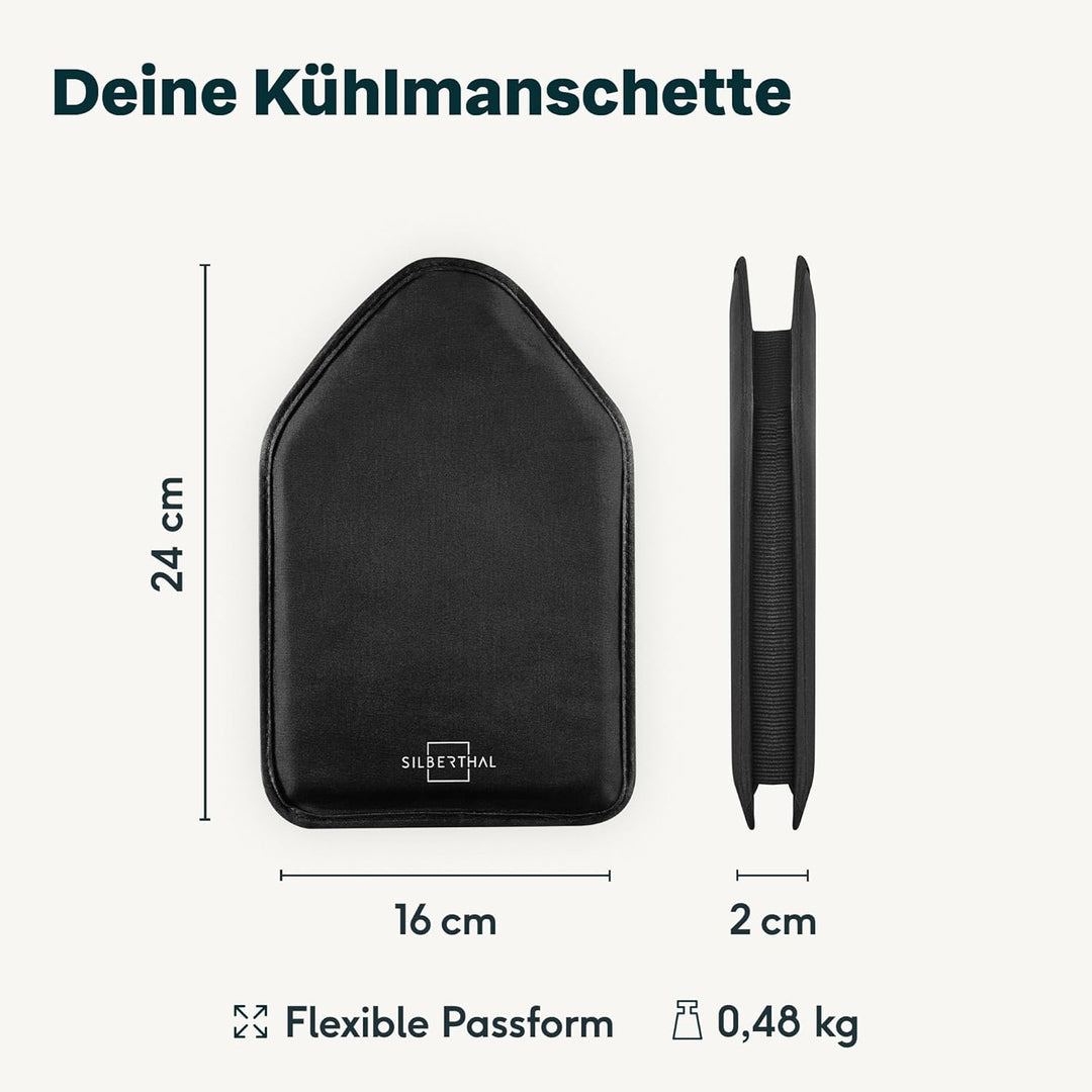 SILBERTHAL Weinmanschette für Flaschen 2er Set - Flaschenkühler für Wein, Sekt & Champagner - Kühlma