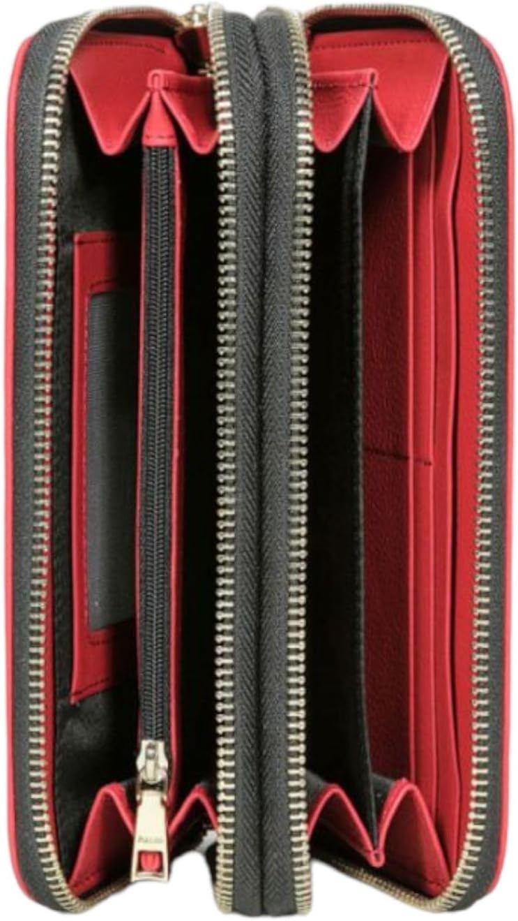 Pollini TE9002PP02 Geldbörse Frau Schwarz TU Multi-coloured, Multi-coloured
