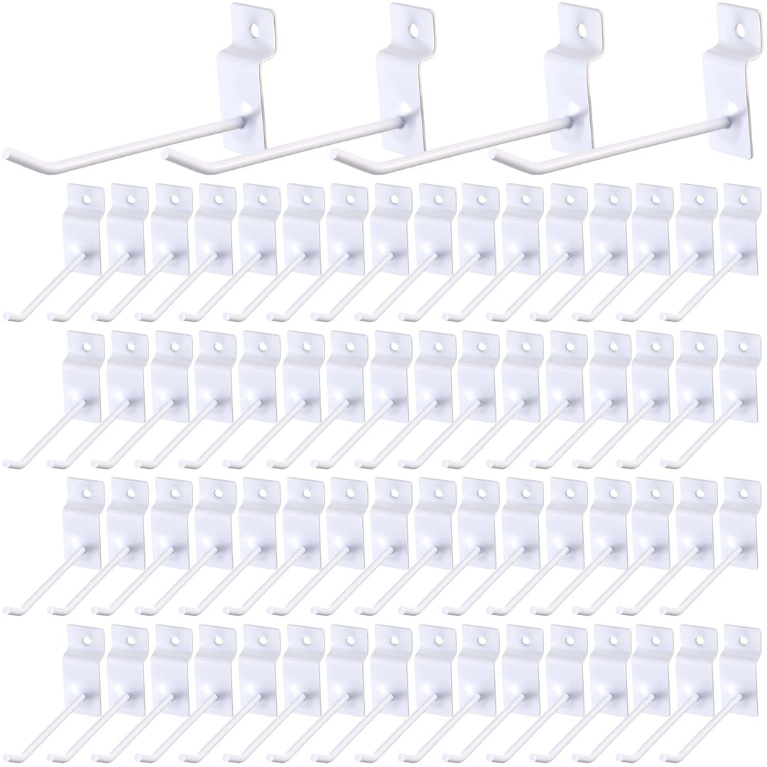 100 Stück Slatwall Haken 10,2 cm Slatwall Zubehör Slatwall Panel Haken Lamellen Wand Hanging Hooks S