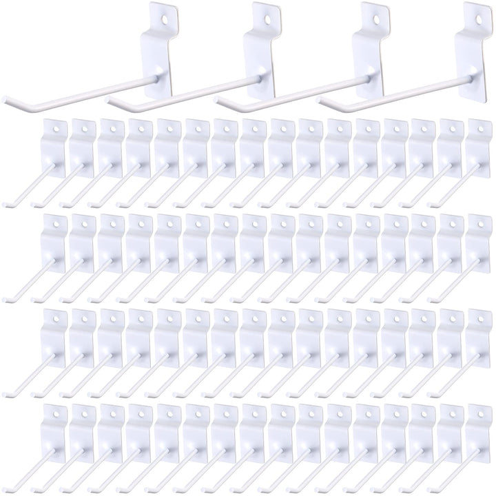 100 Stück Slatwall Haken 10,2 cm Slatwall Zubehör Slatwall Panel Haken Lamellen Wand Hanging Hooks S