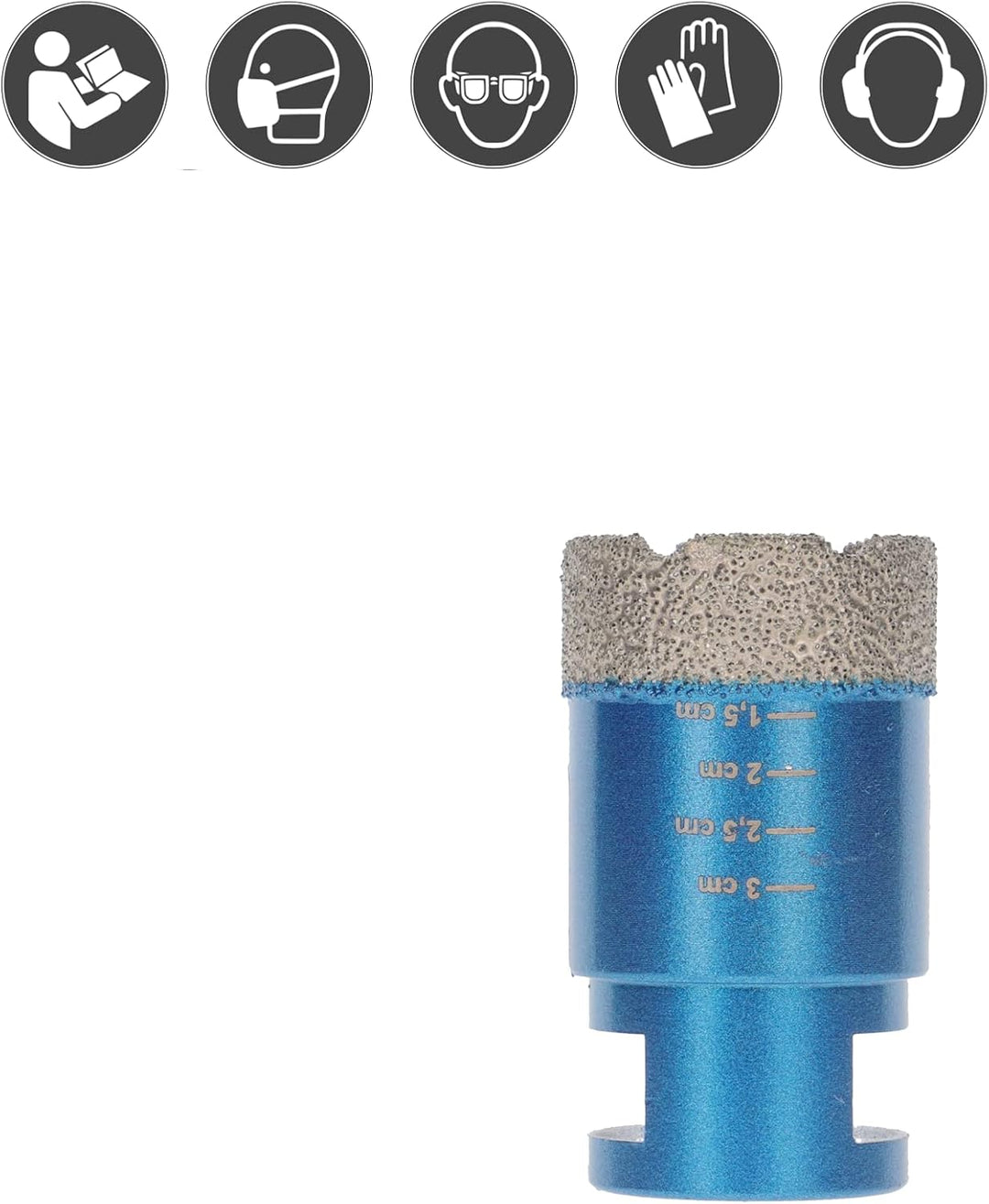 PRODIAMANT Diamant Fliesenbohrer 35 mm x M14 Fliese, Feinsteinzeug, Keramik für Winkelschleifer Prem