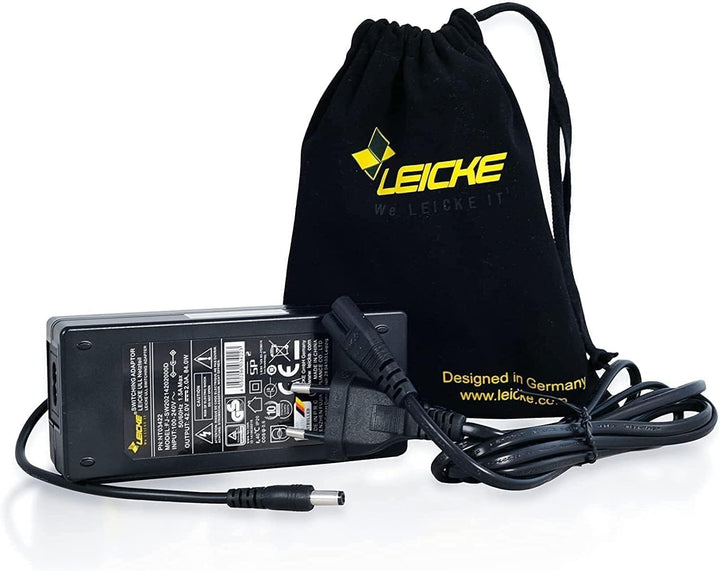 LEICKE Ladegeräte für E-Scooter 42V / 36V 2A 84W mit Rundstecker | Akku Netzteil für E-Roller, Elekt