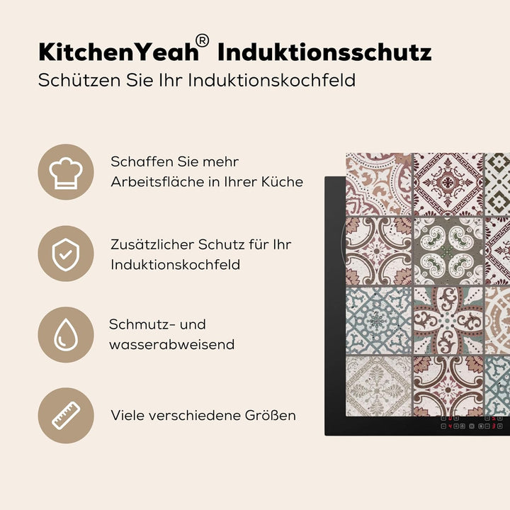 KitchenYeah© Herdabdeckplatte Einteilig Ceranfeld Abdeckplatte für Induktionsschutz Ceranfeldabdecku