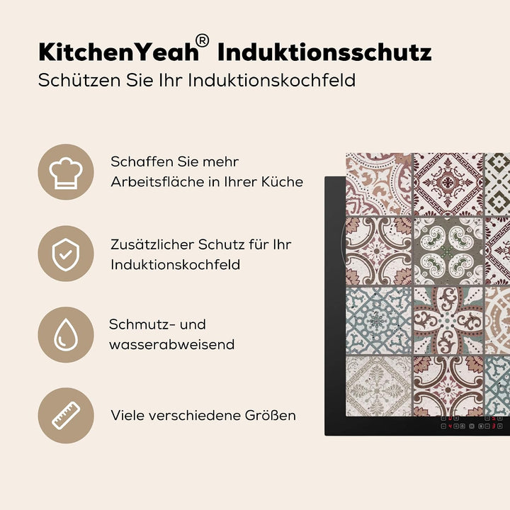 KitchenYeah© Herdabdeckplatte Einteilig Ceranfeld Abdeckplatte für Induktionsschutz Ceranfeldabdecku