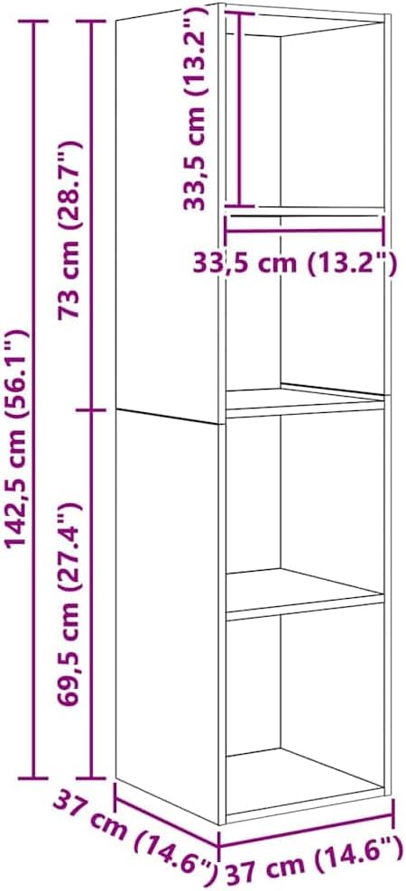 vidaXL TV Wandschrank Hängeschrank TV Möbel Schrank Fernsehtisch Fernsehschrank HiFi-Schrank mit 4 F