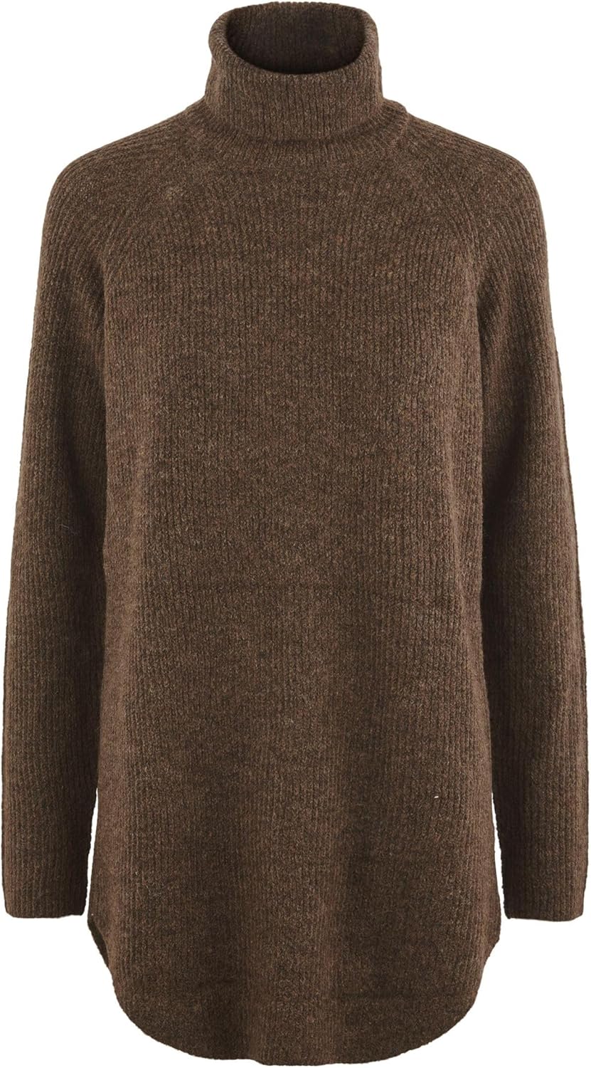 PIECES Female Tunika PCELLEN 46-48 Grosse Grössen Chicory Coffee, 46-48 Große Größen