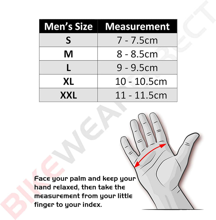 Texpeed Motorradhandschuhe Herren Leder - Biker Winter warm Handschuhe - Weiches, leichtes echtes Br