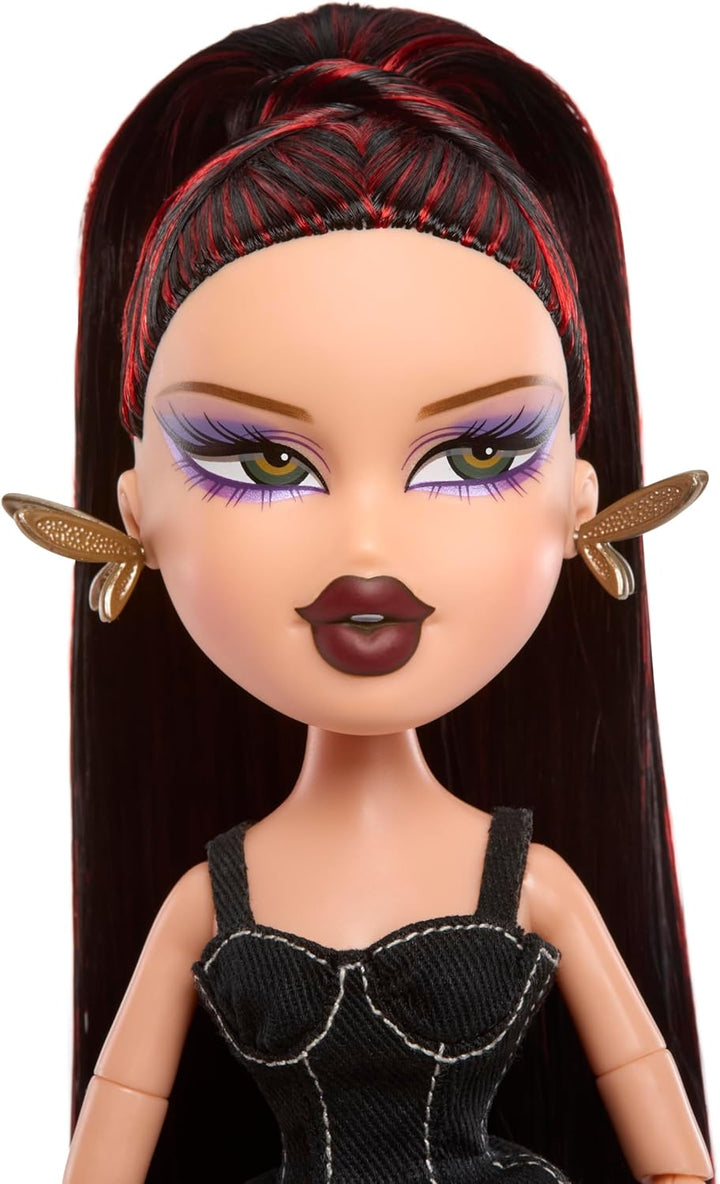Bratz Fashion Pixiez Lina - Sammelbare Fantasie Puppe mit echter Mode und Accessoires, Flügel verwan