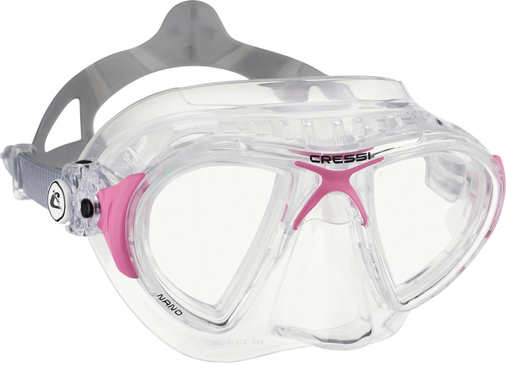 Cressi Herren Nano Taucherbrille UNI Transparent/Rosa, UNI Transparent/Rosa