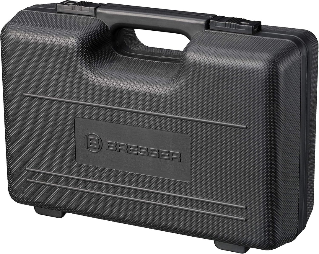 Bresser Biolux SEL Schülermikroskop Set mit Beleuchtung, Smartphoneadapter, Hartschalenkoffer, einem