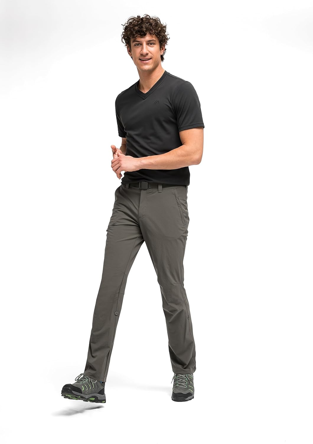 Maier Sports Herren Outdoorhose Nil, funktionale Wanderhose, atmungsaktive Trekking-Hose mit Rollup-