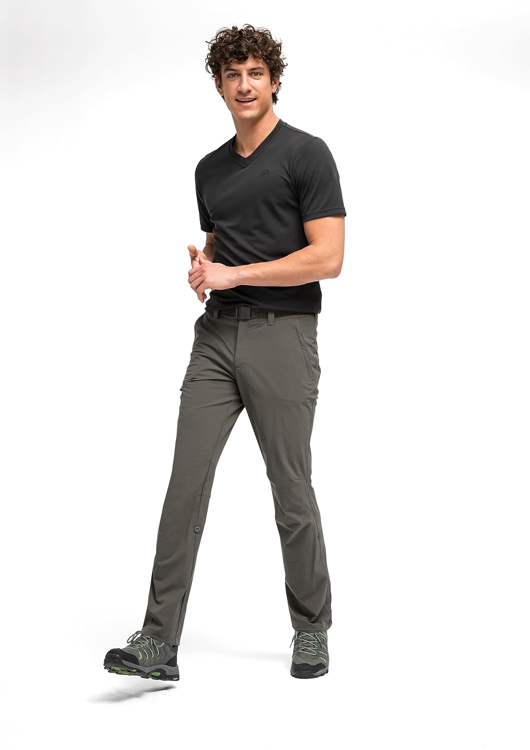 Maier Sports Herren Outdoorhose Nil, funktionale Wanderhose, atmungsaktive Trekking-Hose mit Rollup-