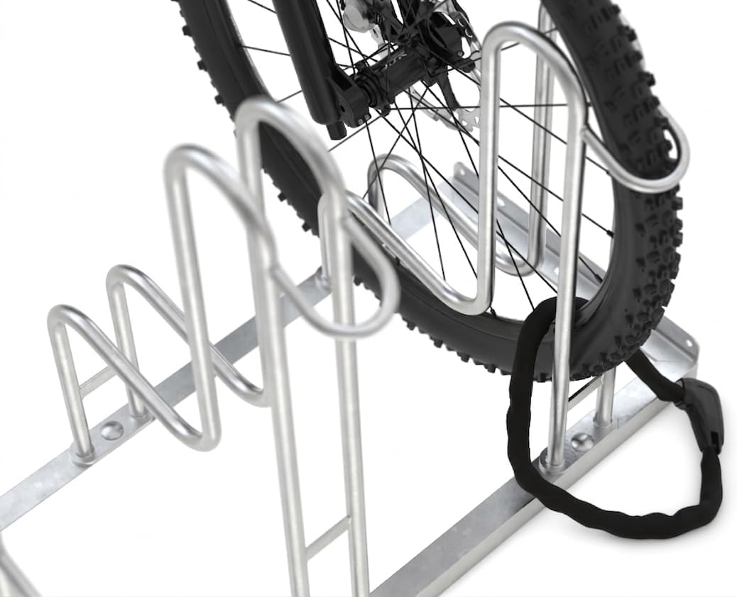 Hochwertiger Fahrradständer Standparker 4054 BR | Sicherer Radständer für Fahrräder mit breite Reife