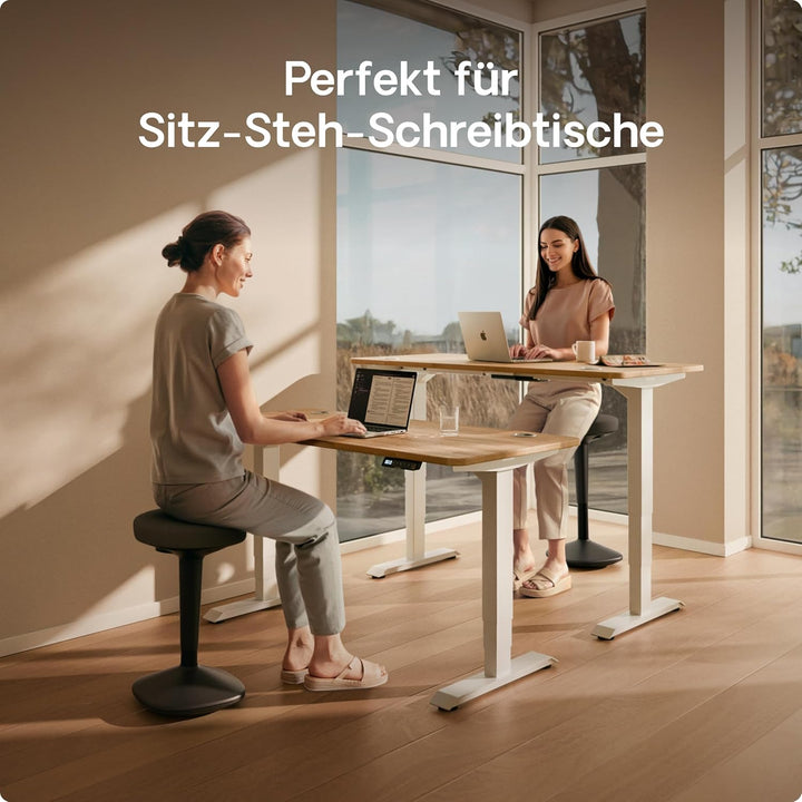 Desktronic Ergonomischer Stehhocker höhenverstellbar (57–82 cm) – Wackelhocker 37 cm Durchmesser, 36