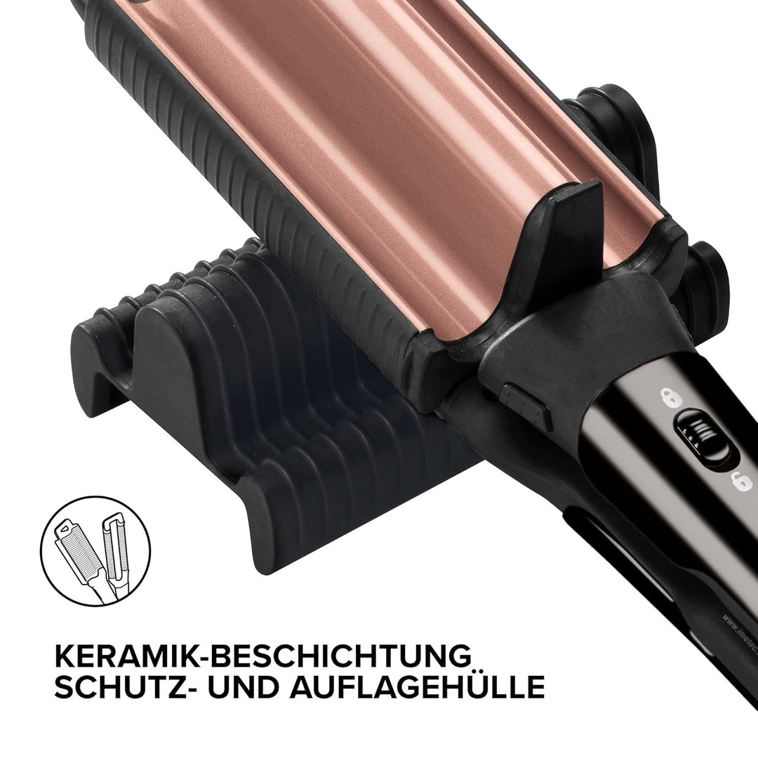 Bellissima My Pro Beach Waves GT20 400 Haarglätter, glätteisen, Keramikbeschichtung, breite und enge