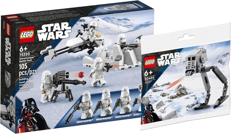 Lego Set: Star Wars Snowtrooper Battle Pack 75320 + Star Wars 30495 at-ST (Polybag)