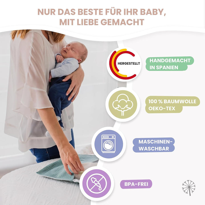 MIMUSELINA Pack Neugeborenen Geschenk | Baby Geschenk Mädchen oder Junge | Babygeschenke zur Geburt