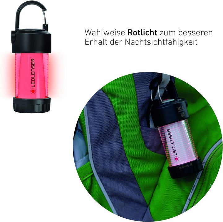 Ledlenser ML4 Laterne, Outdoor, Campinglampe, 300 Lumen, 45 Stunden Leuchtdauer, wiederaufladbar, in