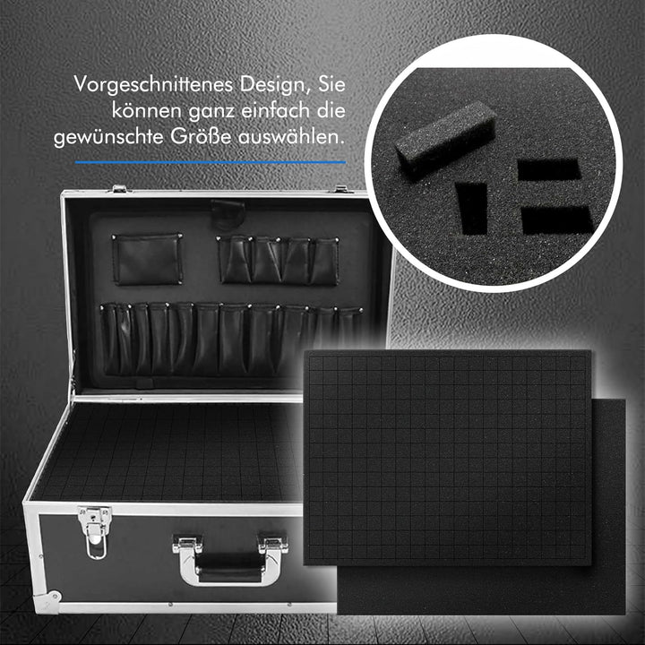 TIHOOK Rasterschaumstoff, Schaumstoff Zuschnitt, Werkzeug Foam, 2 STK 400 x 300 x 50 mm, 2 STK 400 x