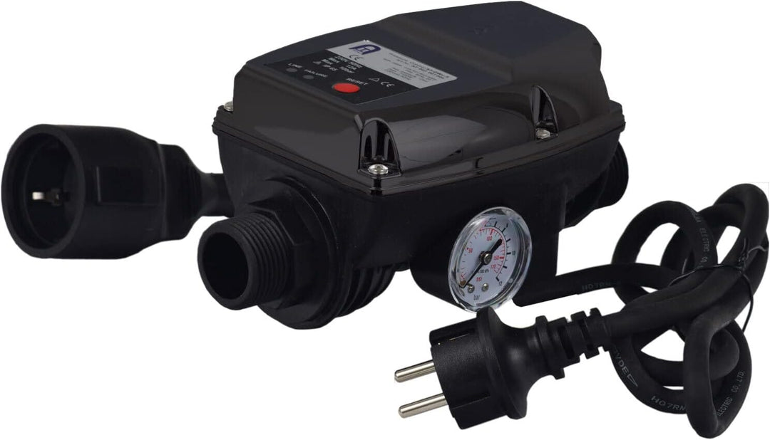 Agora-Tec® Durchflusswächter AT-DWv-6, Pumpen Druckschalter zur Pumpensteuerung für Kreisel-, Tauch-