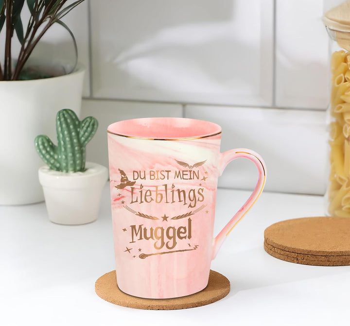 Lustige Harry Geschenke Tasse mit Spruch Du bist mein Lieblings Muggel, Geschenk für Freunde Freundi