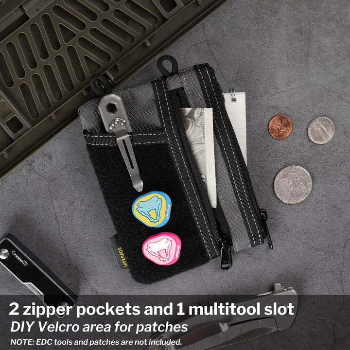 VIPERADE VE16 EDC Pouch Klein EDC Organizer Werkzeugtasche mit 7 Taschen,EDC Organizer Tasche für He